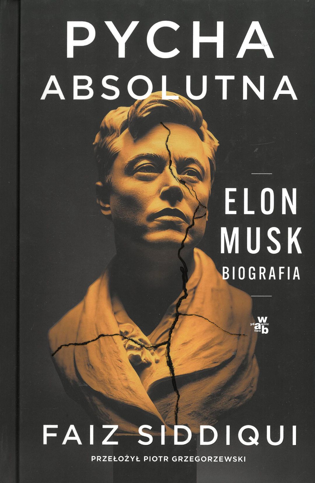 Pycha absolutna : Elon Musk : biografia / Faiz Siddiqui - okładka
