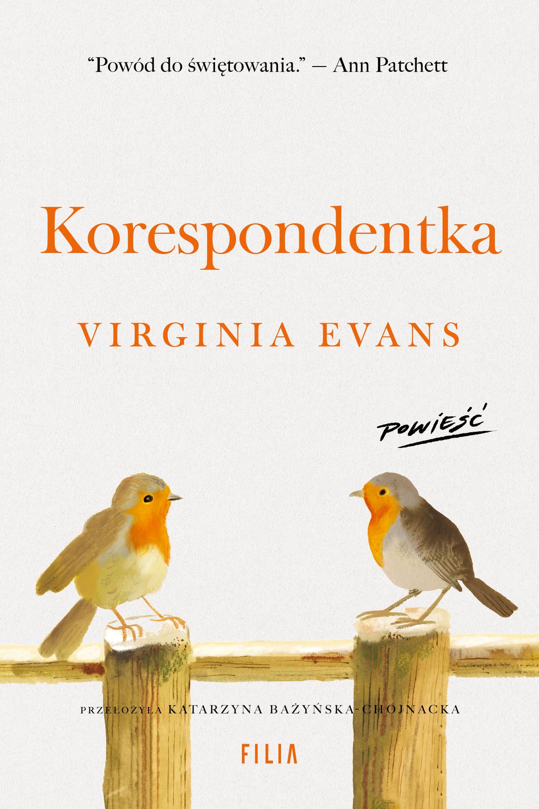 Korespondentka / Virginia Evans - okładka