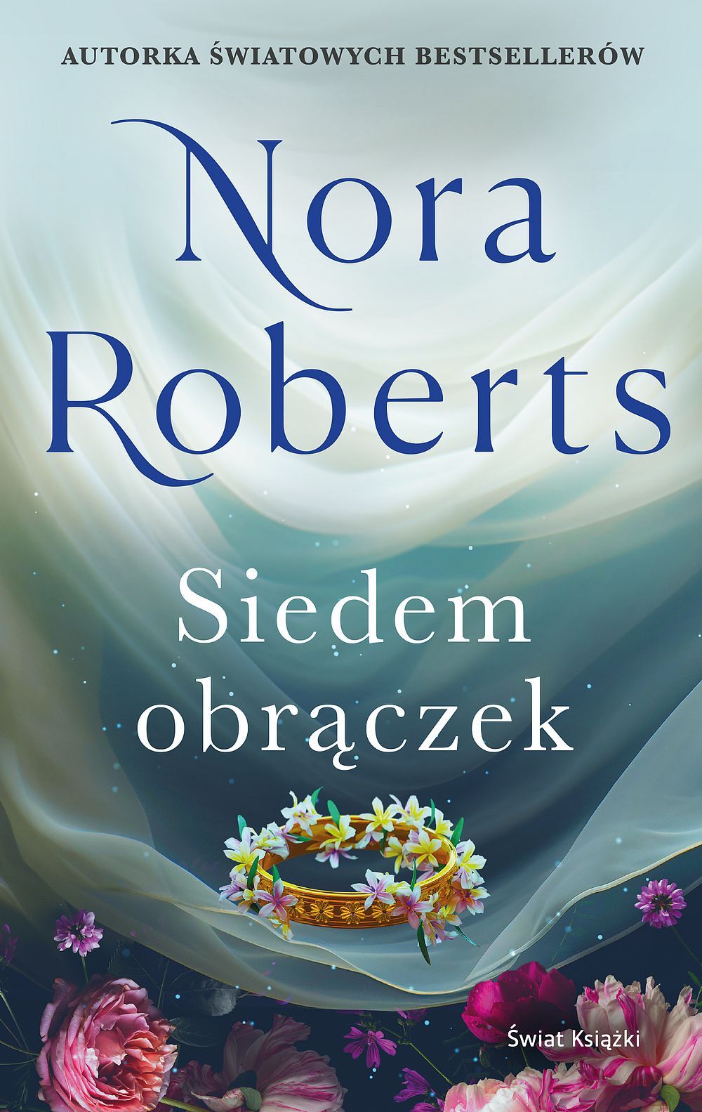Siedem obrączek / Nora Roberts - okładka