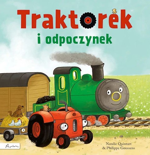 Traktorek i odpoczynek / Natalie Quintart - okładka