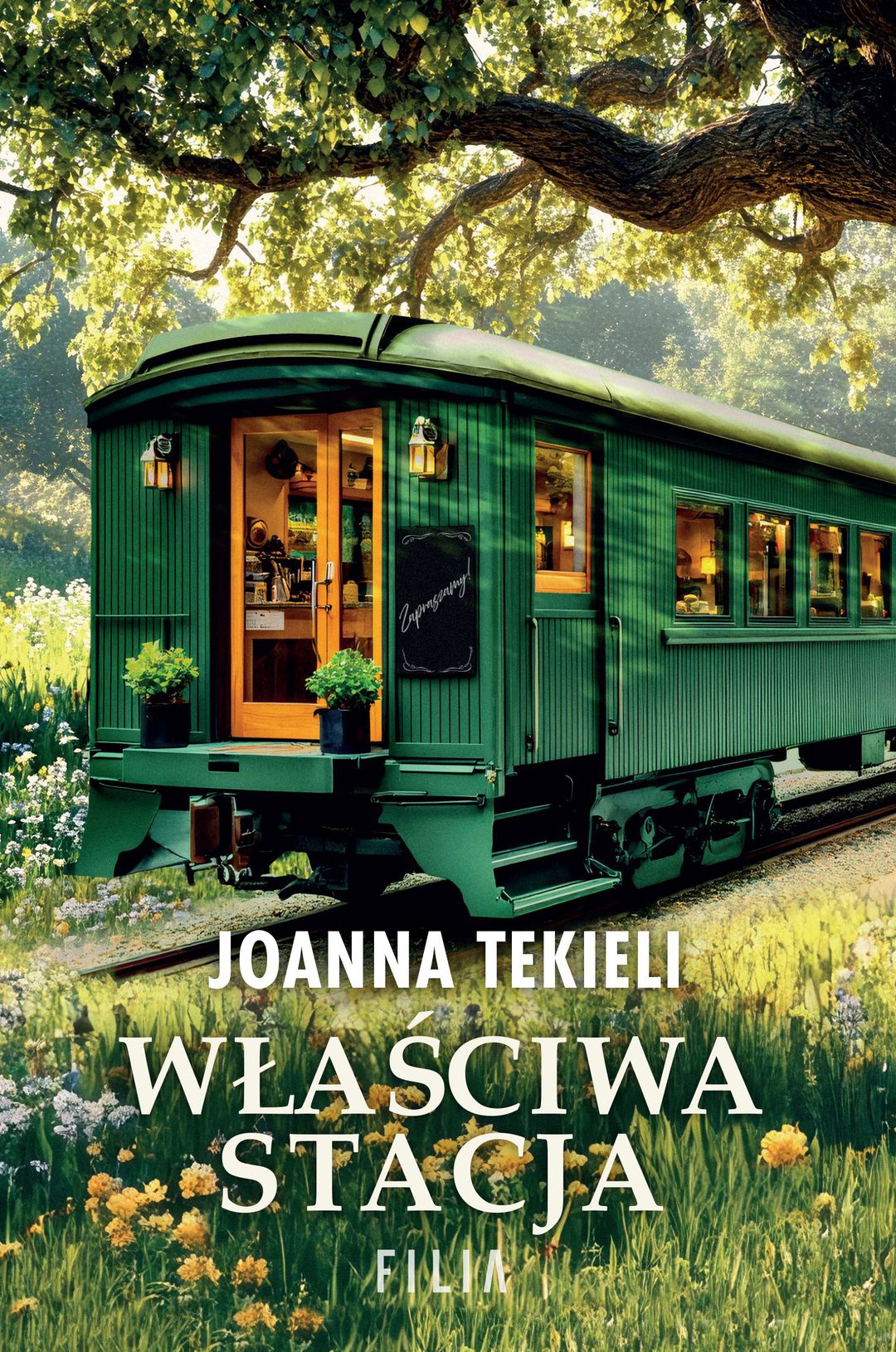 Właściwa stacja / Joanna Tekieli - okładka