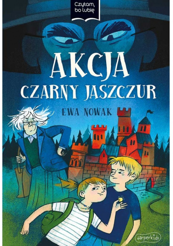 Akcja Czarny jaszczur / Ewa Nowak - okładka Akcja Czarny jaszczur / Ewa Nowak - okładka