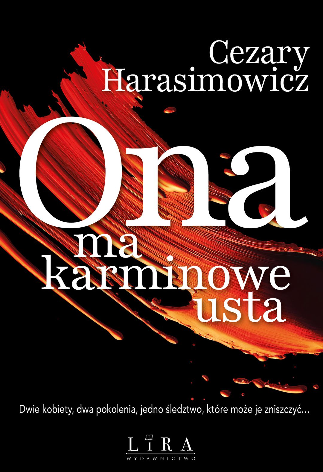Ona ma karminowe usta / Cezary Harasimowicz - okładka